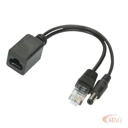 Cabo Adaptador Poe Preto Connect Pro