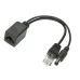Cabo Adaptador Poe Preto Connect Pro