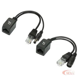 Cabo Adaptador Poe Preto Connect Pro