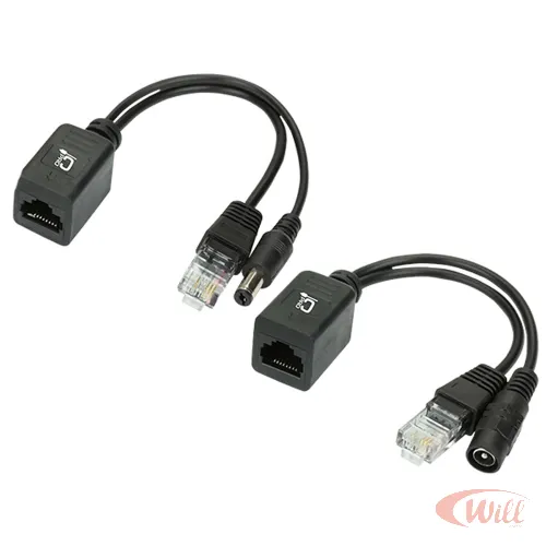 Cabo Adaptador Poe Preto Connect Pro