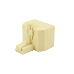 Adaptador Rj-45 1 Macho para 2 Femeas