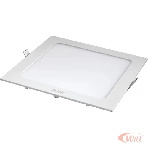 Painel LED Embutir Quadrado 6500k 12w 960lm Avant Painel LED Embutir Quadrado 6500k 12w 960lm Avant