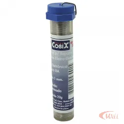 Solda Cobix Tubinho 1.0mm 63x37 22 Gramas