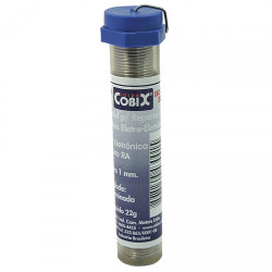 Solda Cobix Tubinho 1.0mm 63x37 22 Gramas
