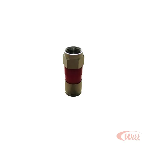 Conector F RG06 Compressão Arj Conector F RG06 Compressão Arj