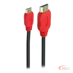 Cabo Hdmi x Mini Hdmi 3 Metros 2.0 4k Hdr 19p Pix