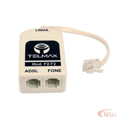 Filtro Adsl Telmax Duplo Bg