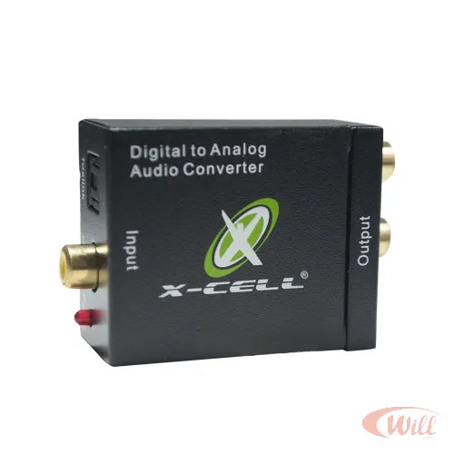 Conversor de Áudio Digital x Saída RCA X-Cell Conversor de Áudio Digital x Saída RCA X-Cell