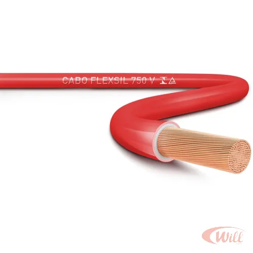 Cabo Flexsil 750v 10mm Vermelho Sil Cabo Flexsil 750v 10mm Vermelho Sil