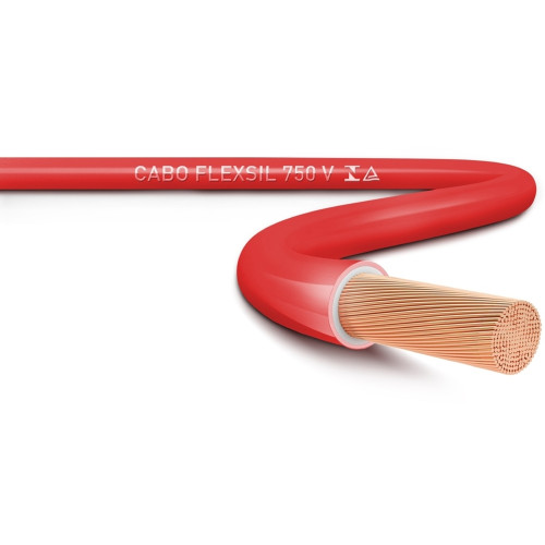 Cabo Flexsil 750v 10mm Vermelho Sil Cabo Flexsil 750v 10mm Vermelho Sil