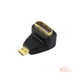 Adaptador Micro Hdmi Macho para Hdmi Femea 90 Graus