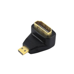Adaptador Micro Hdmi Macho para Hdmi Femea 90 Graus