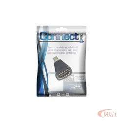 Adaptador Micro Hdmi Macho para Hdmi Femea 90 Graus