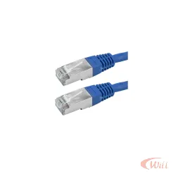 Cabo Patch Cord FTP Cat6 02 Metros Azul