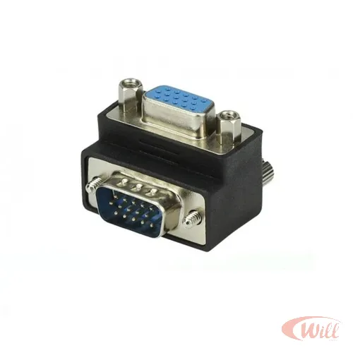 Emenda Vga Macho Para Femea 90 Graus Emenda Vga Macho Para Femea 90 Graus