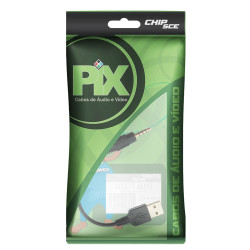 Cabo P3 x Usb Macho 02 Metros Pix