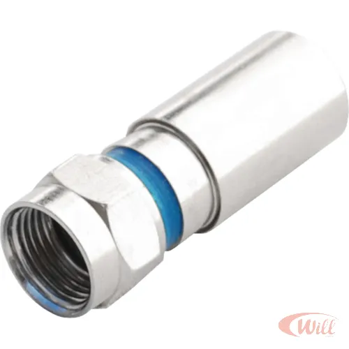 Conector F RG59 Compressão CNF50010A Metal Proeletronic