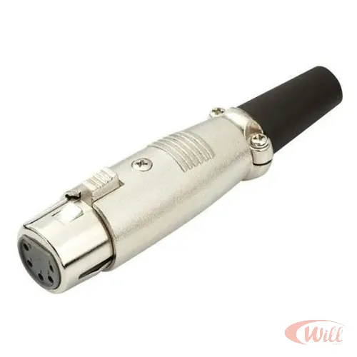 Plug Cannon Femea 5 Pinos Solda Dualcomp Plug Cannon Femea 5 Pinos Solda Dualcomp