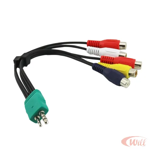 Cabo Adaptador Video Componente TV 25 CM Samsung Cabo Adaptador Video Componente TV 25 CM Samsung
