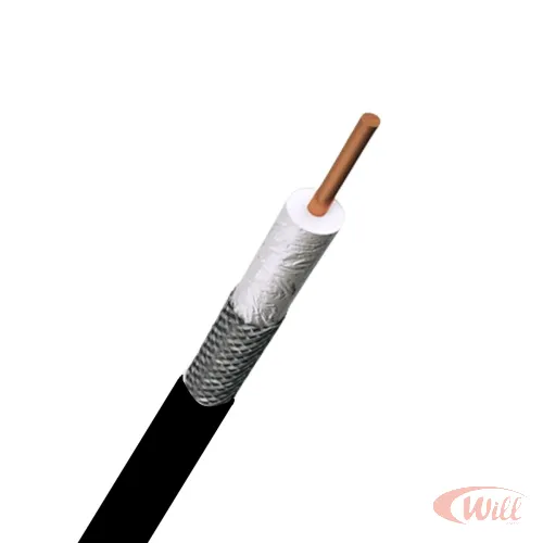 Cabo Coaxial RG59 67% Preto 305 Metros Cabletech Cabo Coaxial RG59 67% Preto 305 Metros Cabletech