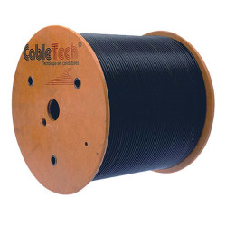 Cabo Coaxial RG59 67% Preto 305 Metros Cabletech