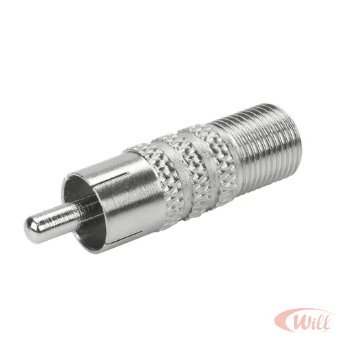 Adaptador Rca Macho para F Femea Pix