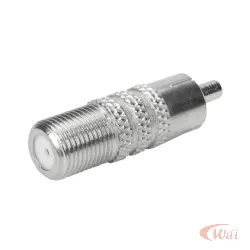 Adaptador Rca Macho para F Femea Pix