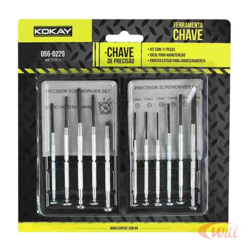 Chave Precisão 11 Pcs Kokay Chave Precisão 11 Pcs Kokay