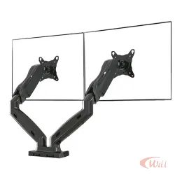 Suporte Monitor 2 Monitores Pistao a Gas F160n