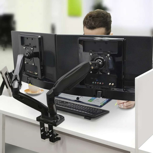 Suporte Monitor 2 Monitores Pistao a Gas F160n Suporte Monitor 2 Monitores Pistao a Gas F160n