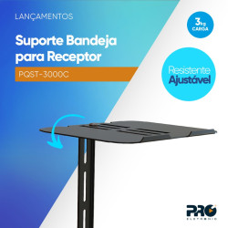 Suporte Bandeja para Receptor PQST-3000C Proeletronic