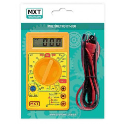 Multímetro Digital DT 830-B Amarelo Mxt