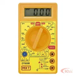 Multímetro Digital DT 830-B Amarelo Mxt