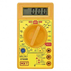 Multímetro Digital DT 830-B Amarelo Mxt