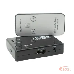 Switch Hdmi 3 Entradas P/ 1 Saida C/ Controle