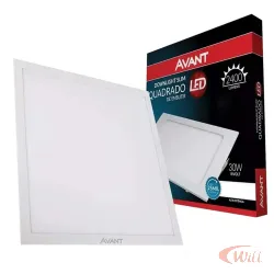 Painel LED Embutir 30w 3000k Avant