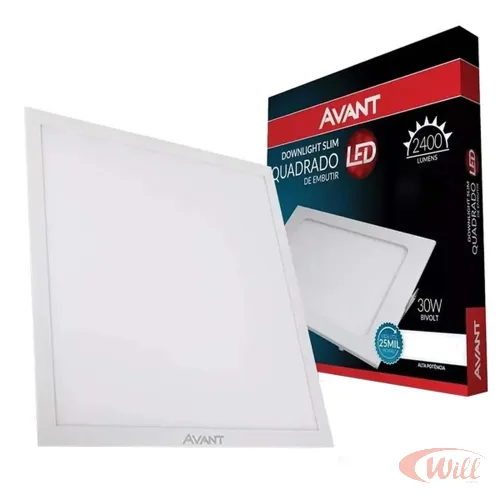 Painel LED Embutir 30w 3000k Avant Painel LED Embutir 30w 3000k Avant