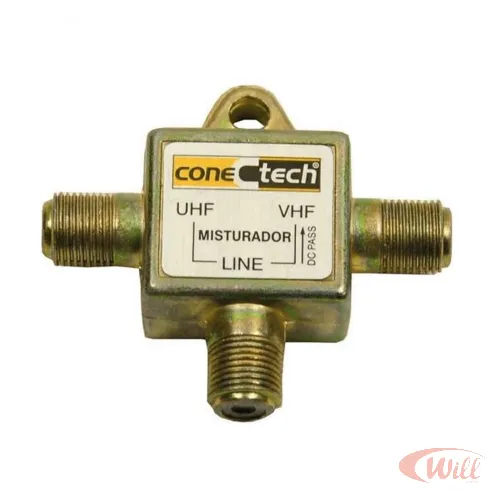 Misturador VHF UHF Conectech Misturador VHF UHF Conectech