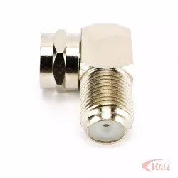 Adaptador F 90 Graus Macho F 75 Ohms Mxt