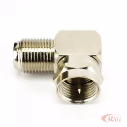 Adaptador F 90 Graus Macho F 75 Ohms Mxt