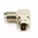 Adaptador F 90 Graus Macho F 75 Ohms Mxt Adaptador F 90 Graus Macho F 75 Ohms Mxt