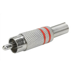 Plug Rca 4mm Niquel Pix