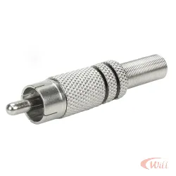 Plug Rca 4mm Niquel Pix