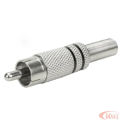 Plug Rca 4mm Niquel Pix Plug Rca 4mm Niquel Pix