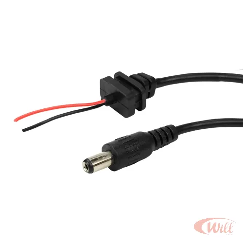 Cabo Rabicho com Plug P4 (5.5 X 2.1mm) Cabo Rabicho com Plug P4 (5.5 X 2.1mm)