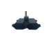 Plugue T 4 Saídas 2P + T Preto Mecatool Plugue T 4 Saídas 2P + T Preto Mecatool