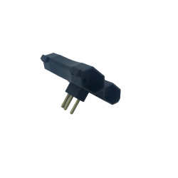 Plugue T 4 Saídas 2P + T Preto Mecatool