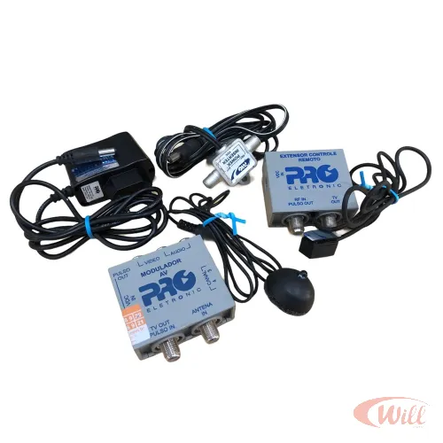 Extensor Controle Remoto Modulado Canal 3 ou 4 Proeletronic Extensor Controle Remoto Modulado Canal 3 ou 4 Proeletronic
