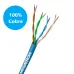 Cabo Lan Utp Cat.5e Azul 305 Metros Megatron