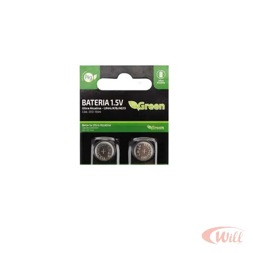 Bateria de Lítio LR44 Green Bateria de Lítio LR44 Green